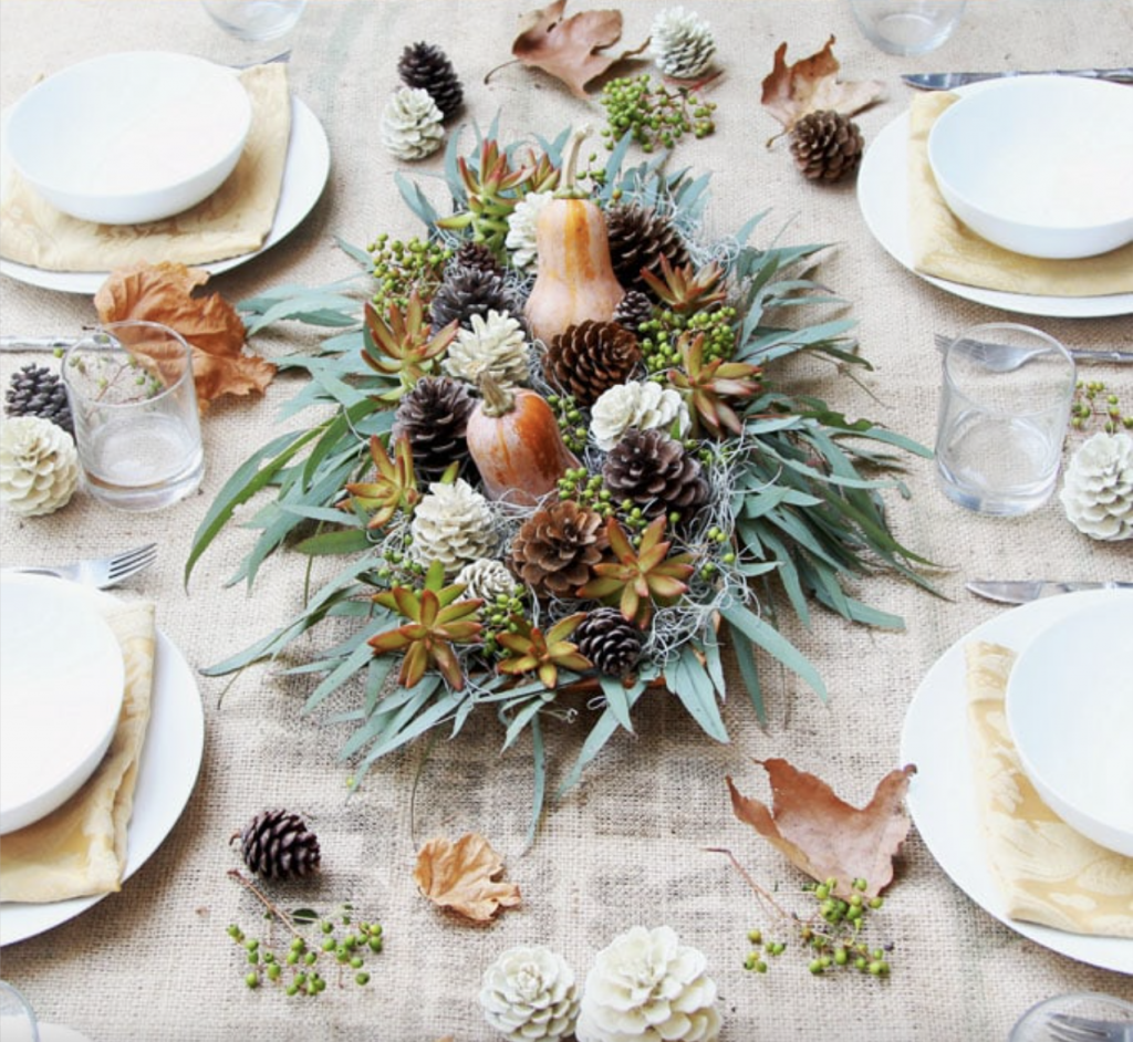 Butternut Squash Centerpiece | A Piece of Rainbow