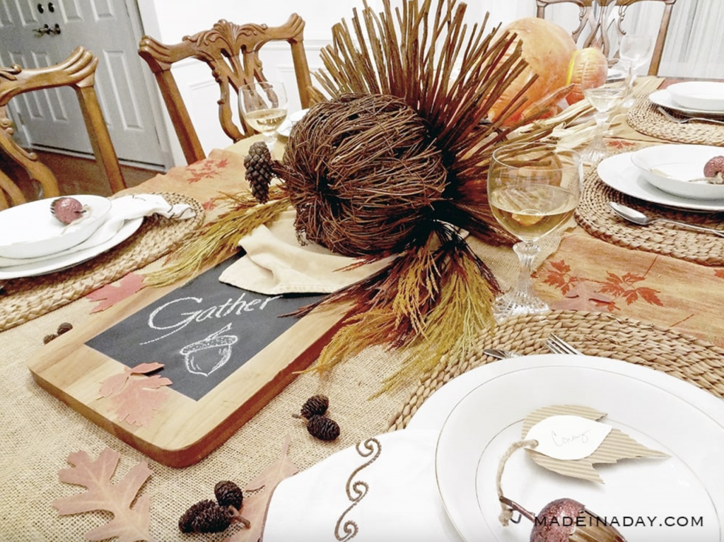 Rustic Turkey Centerpiece | Made in a Day