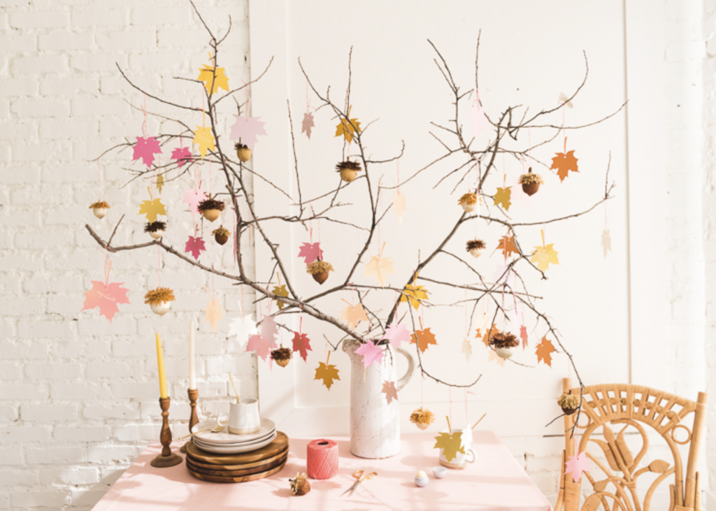 Gratitude Tree with Acorn Favors | The House That Lars Built