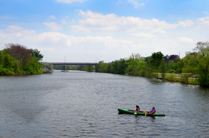 Kayaking on Huron River Ann Arbor, MI